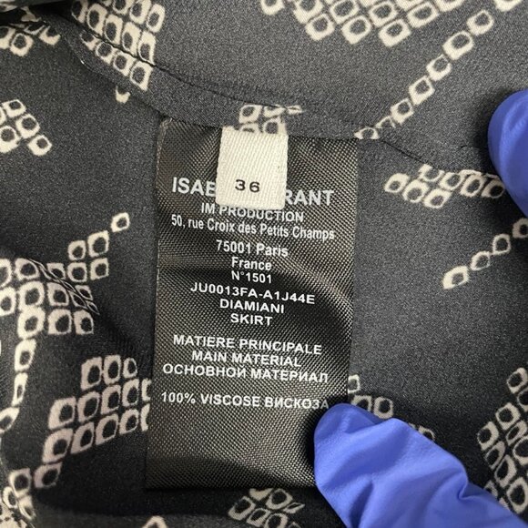 Isabel Marant Etoile DAMIANI FLORAL PATTERN MIDI SKIRT - Picture 12 of 13